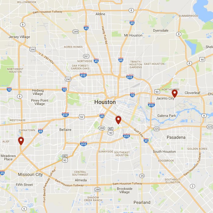 Houston Car Accident Map: Most Dangerous Intersections | Tylka Law Firm